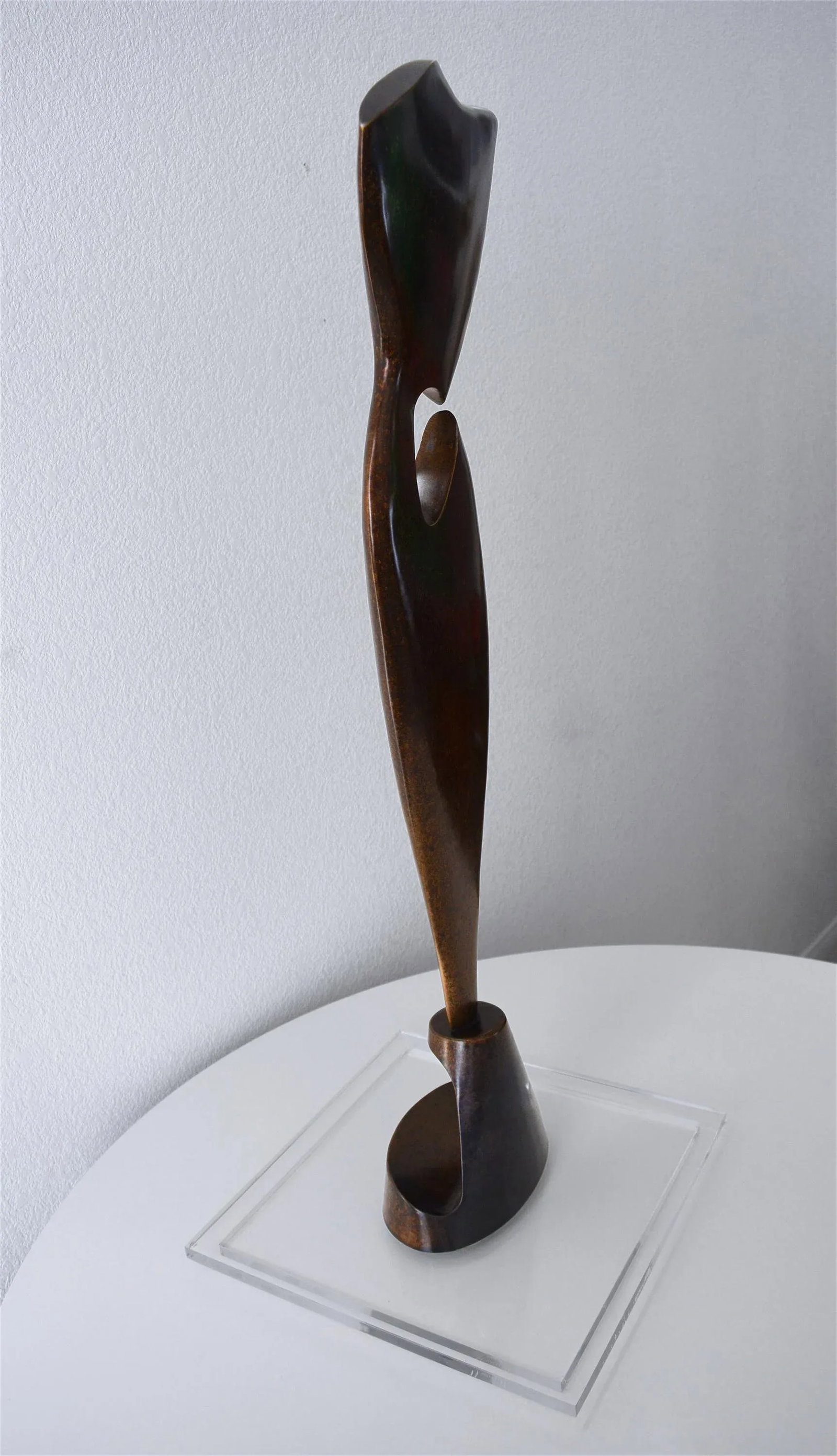 Matt Gil Post Modern Bronze Abstract Sculpture Signed - 9