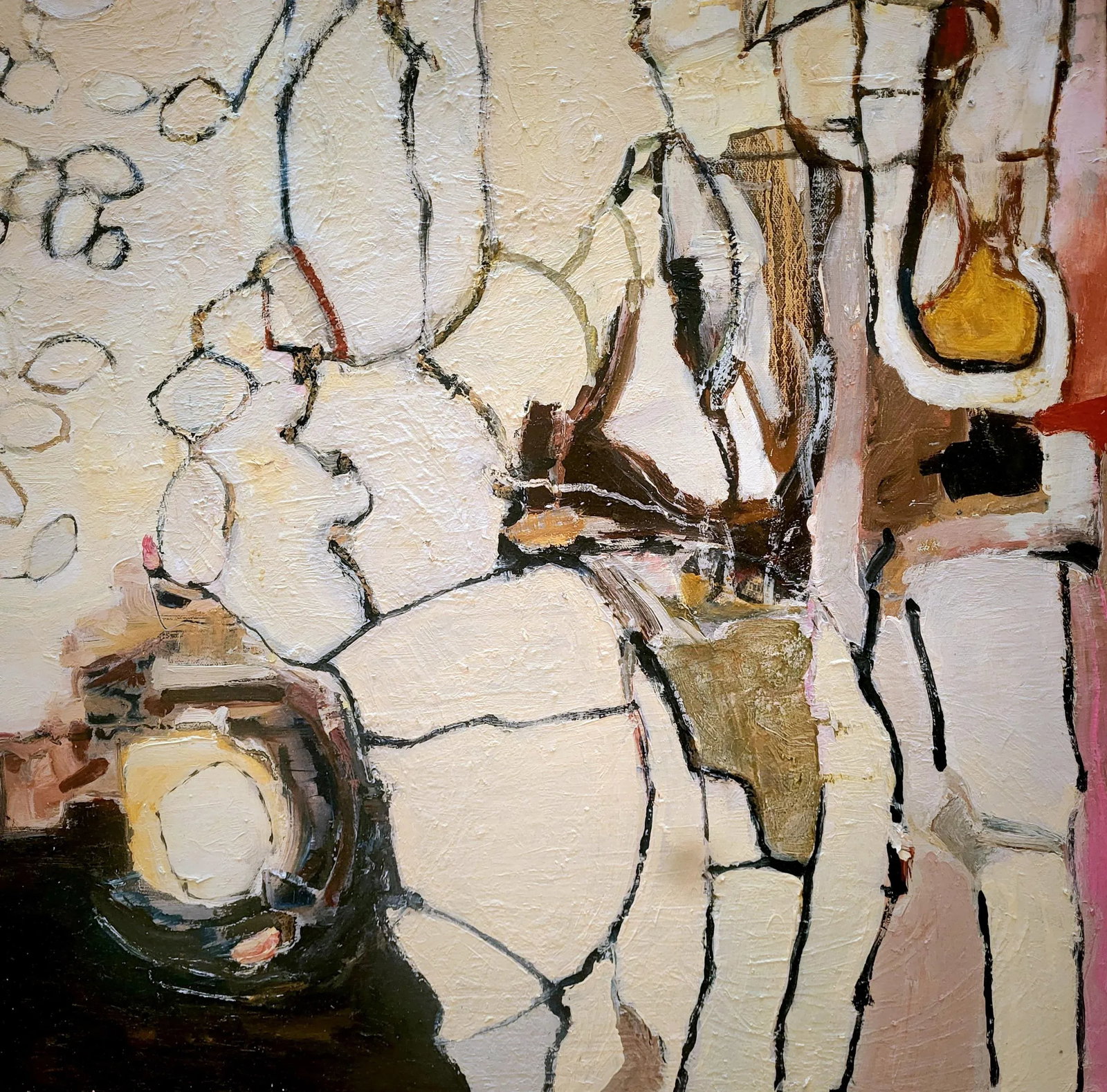 48 X 36 Inches Abstract Oil Painting by Lynn Christian. Title: Etoile. 2025 - 4