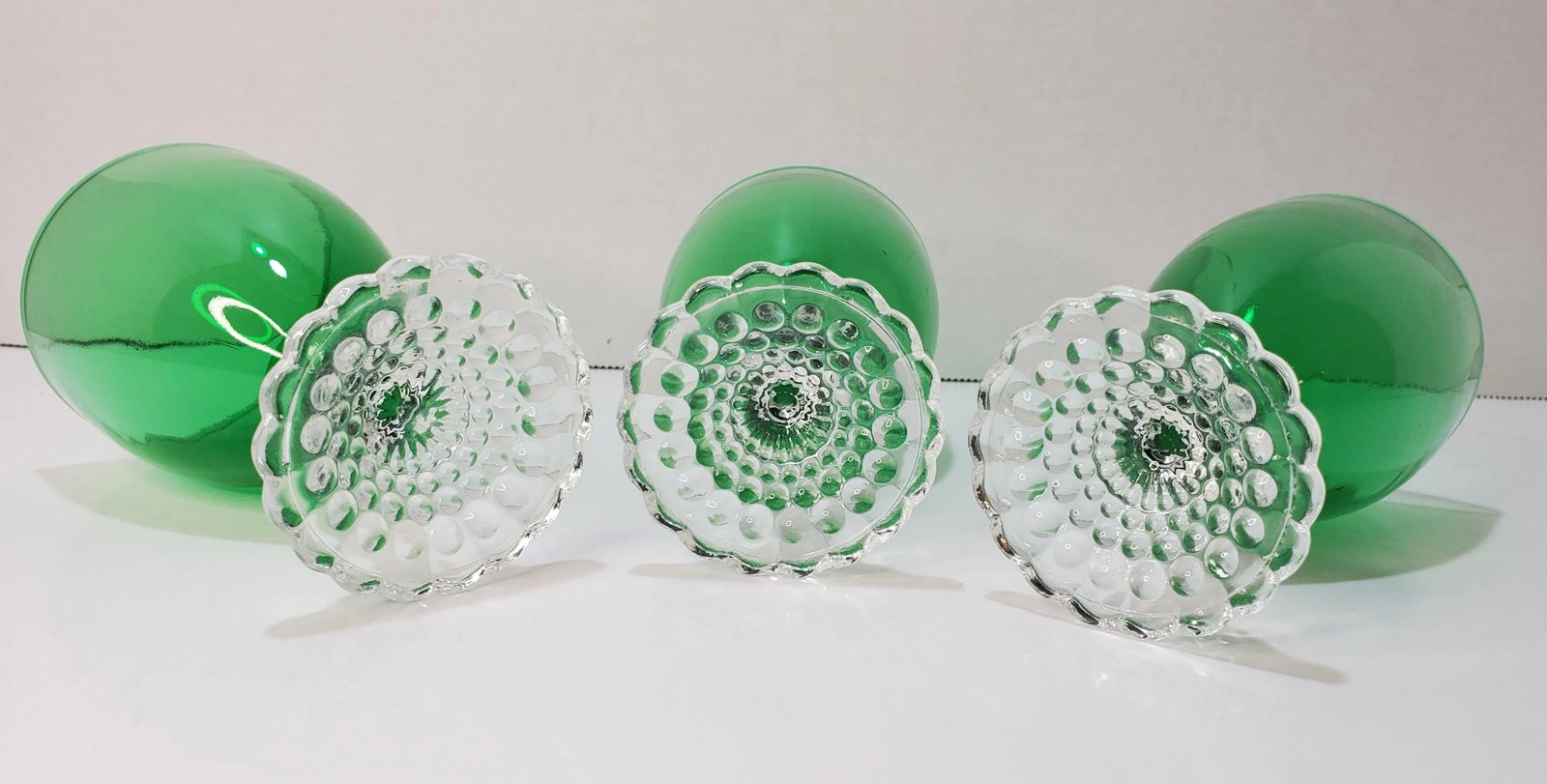 Mid Century Anchor Hocking Boppie Wine Glass Set of 3 - 2