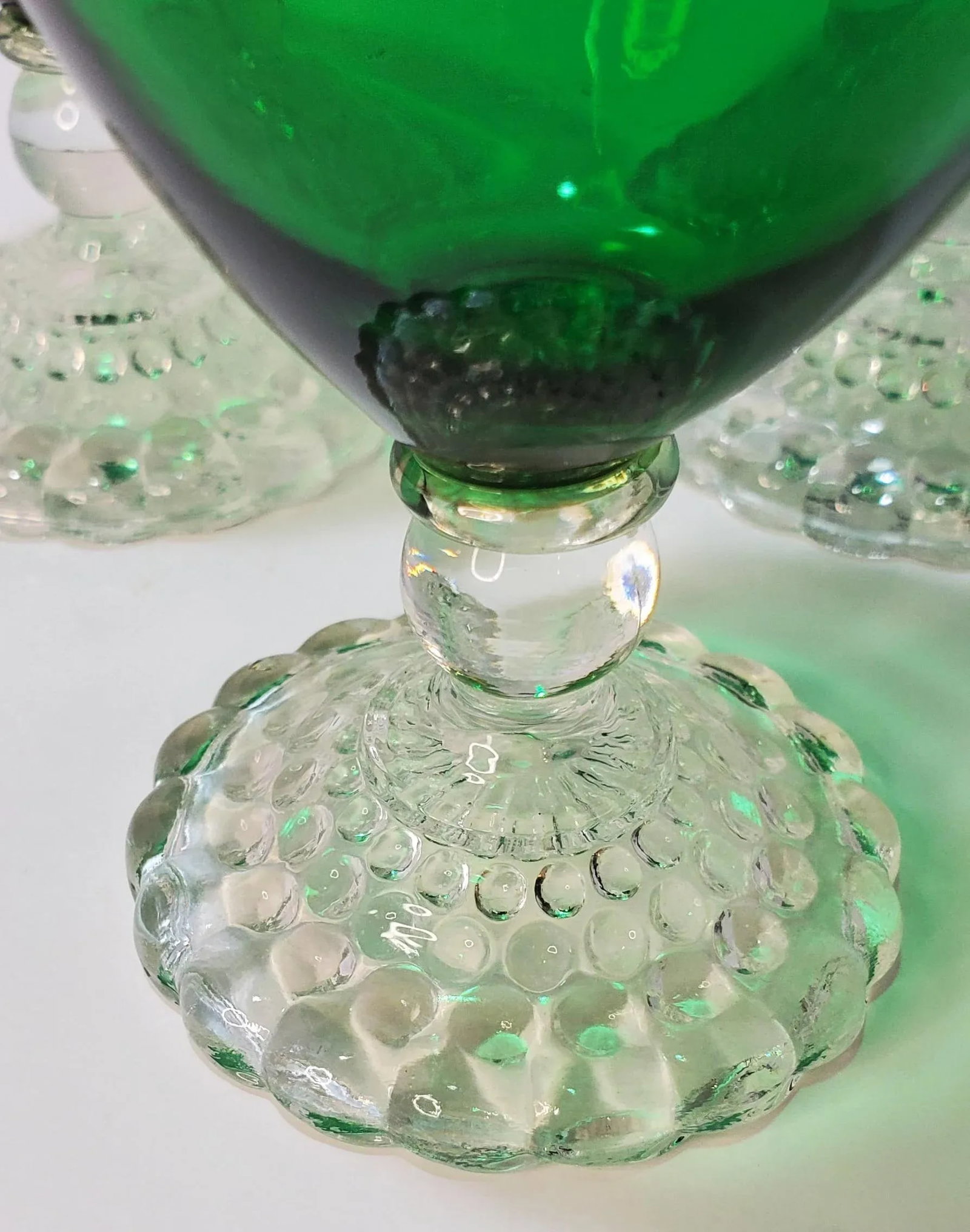 Mid Century Anchor Hocking Boppie Wine Glass Set of 3 - 3
