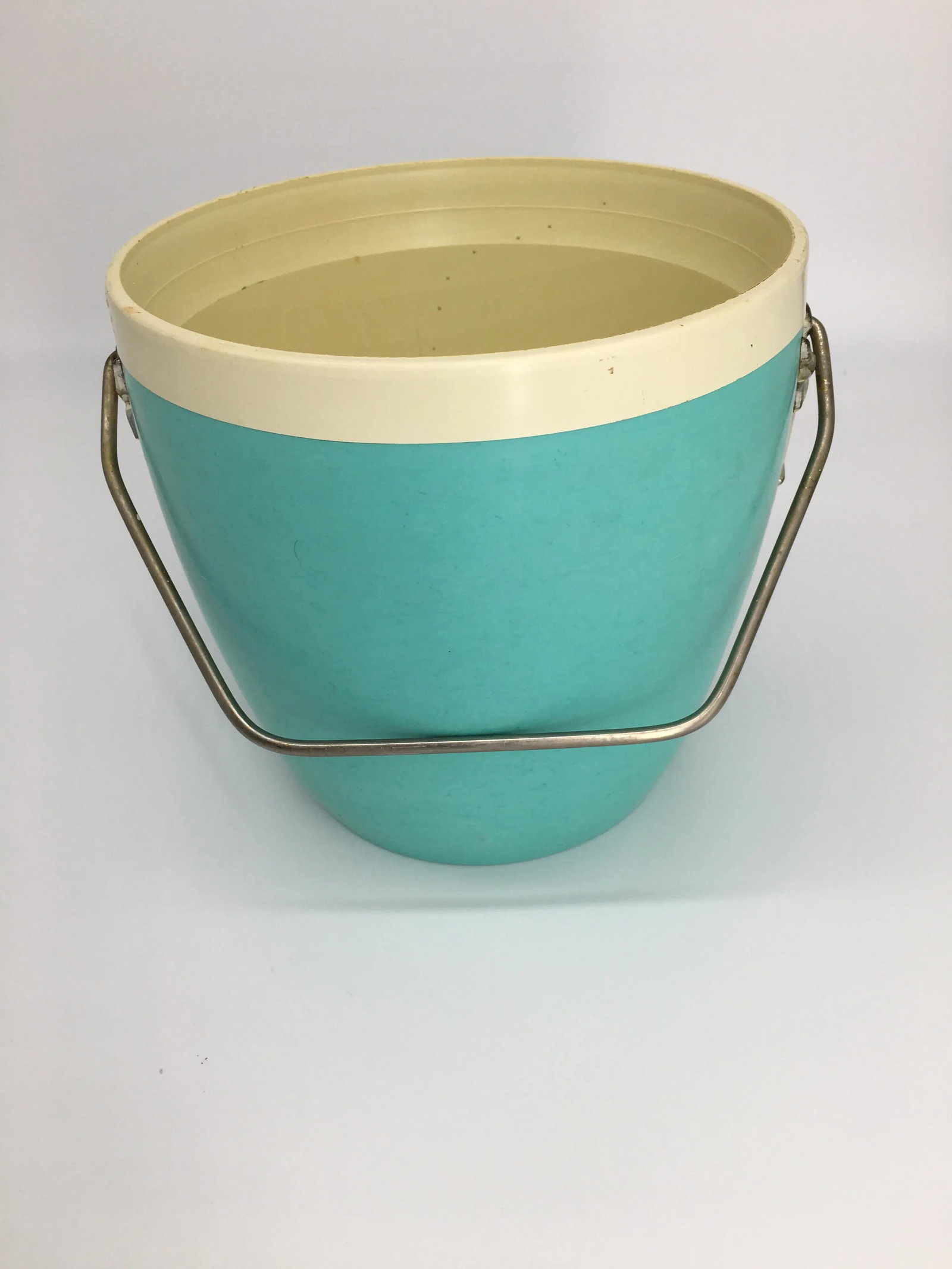 Mid 20th Century Teal Longhorn Ice Bucket - 3
