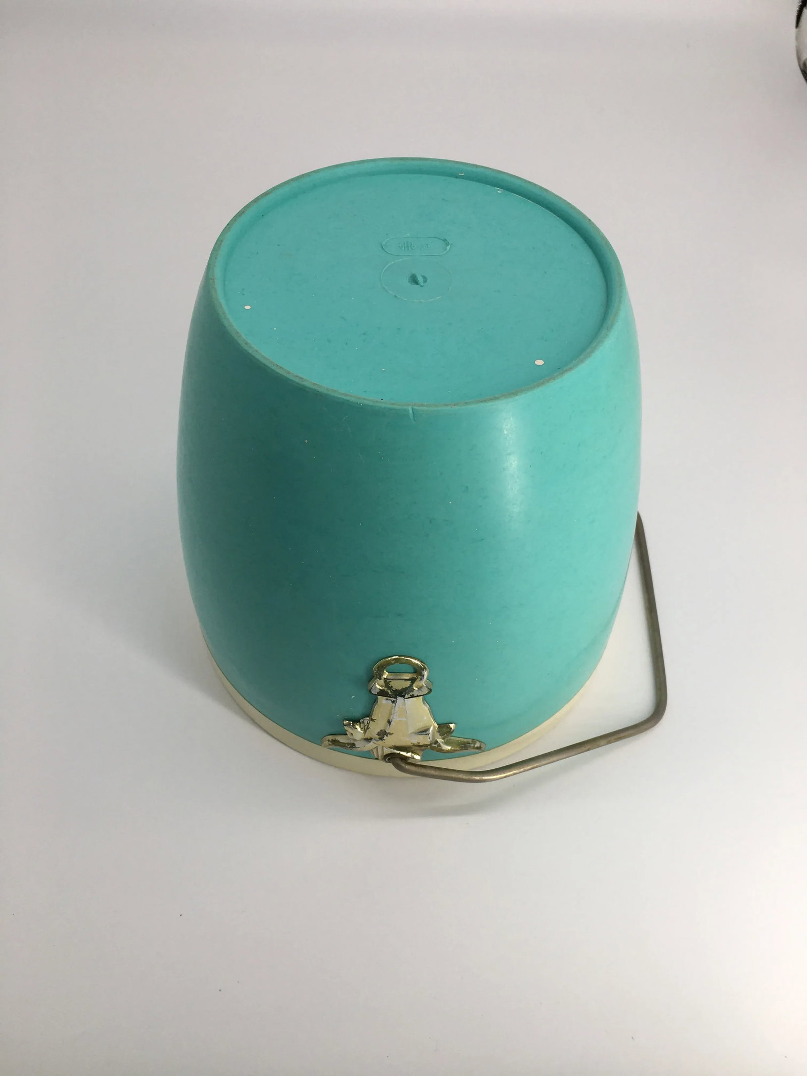 Mid 20th Century Teal Longhorn Ice Bucket - 8