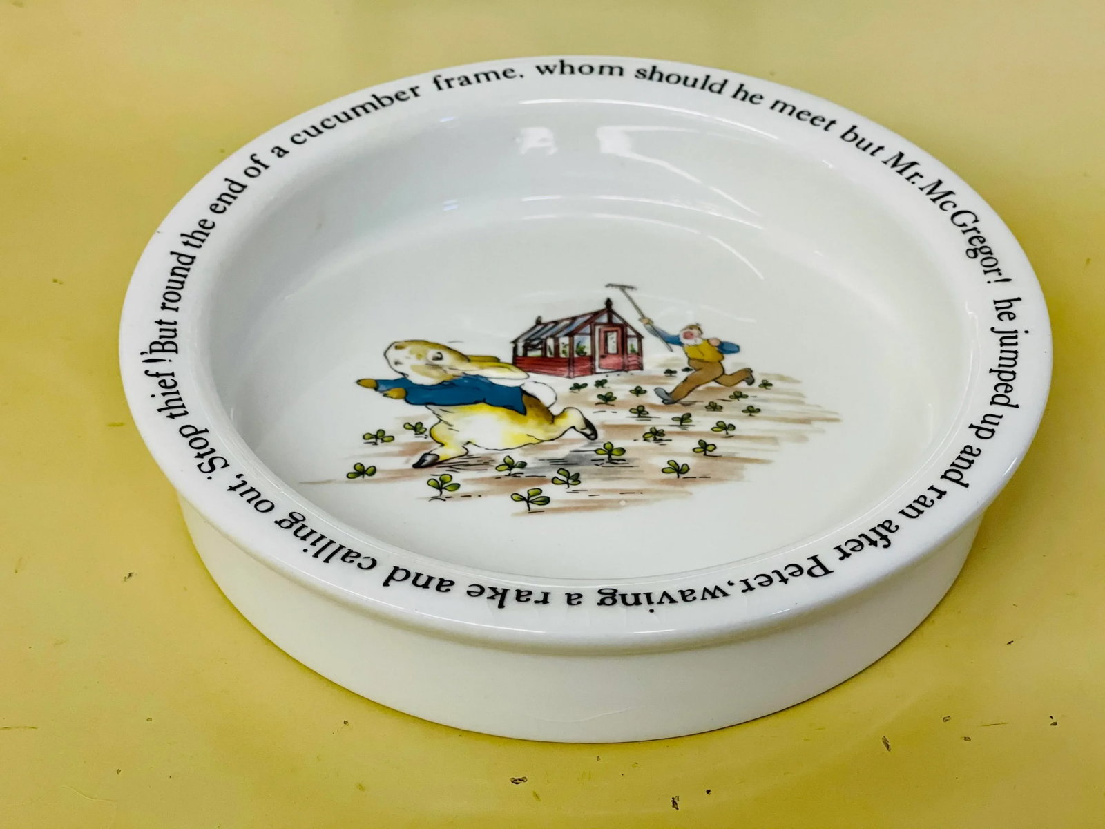 Vintage Mid 20th Century Wedgwood "Peter Rabbit" Baby Bowl - 4
