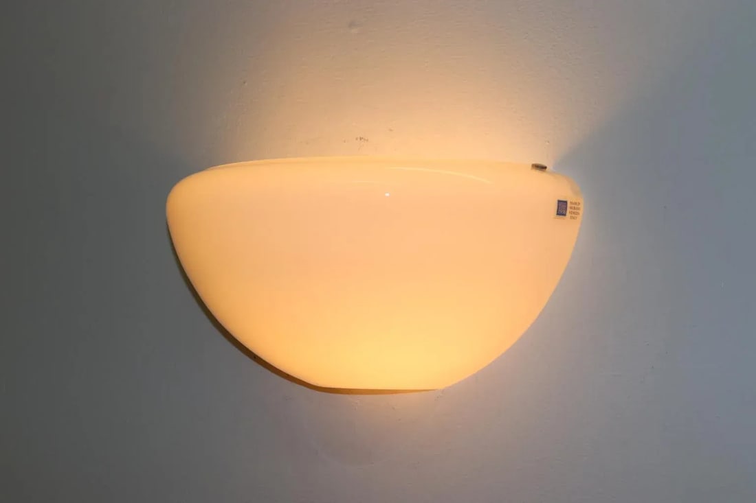 1990s Modern Murano Glass Wall Lamp - 6