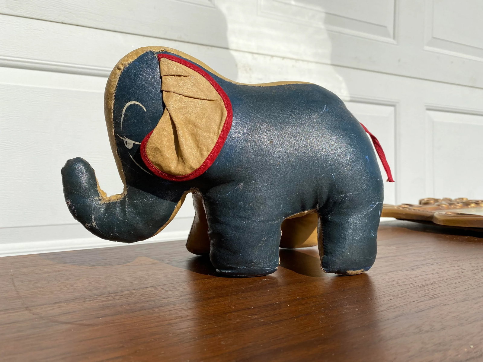 Mid 20th Century Stuffed & Painted Canvas Elephant - 2