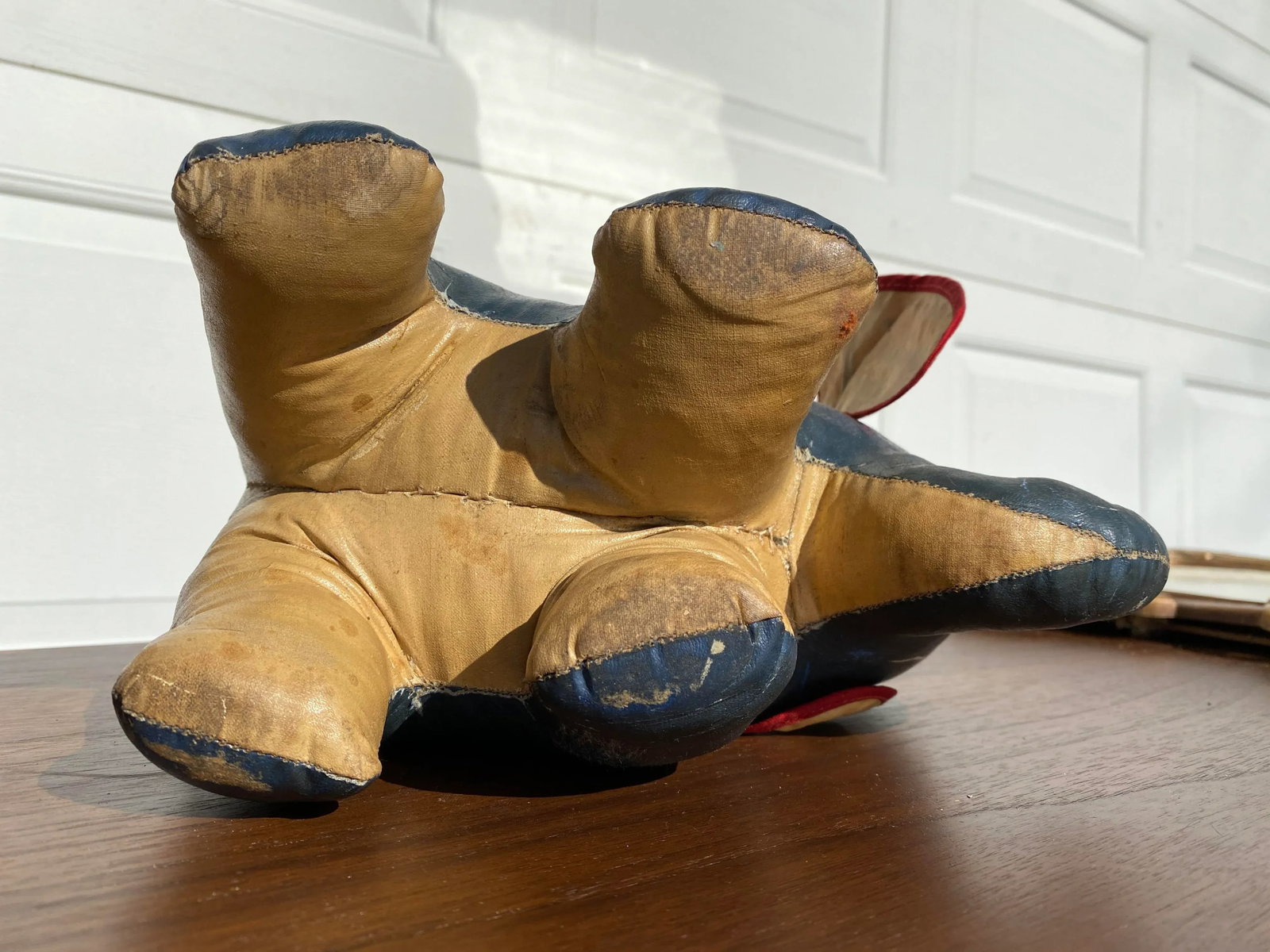 Mid 20th Century Stuffed & Painted Canvas Elephant - 7