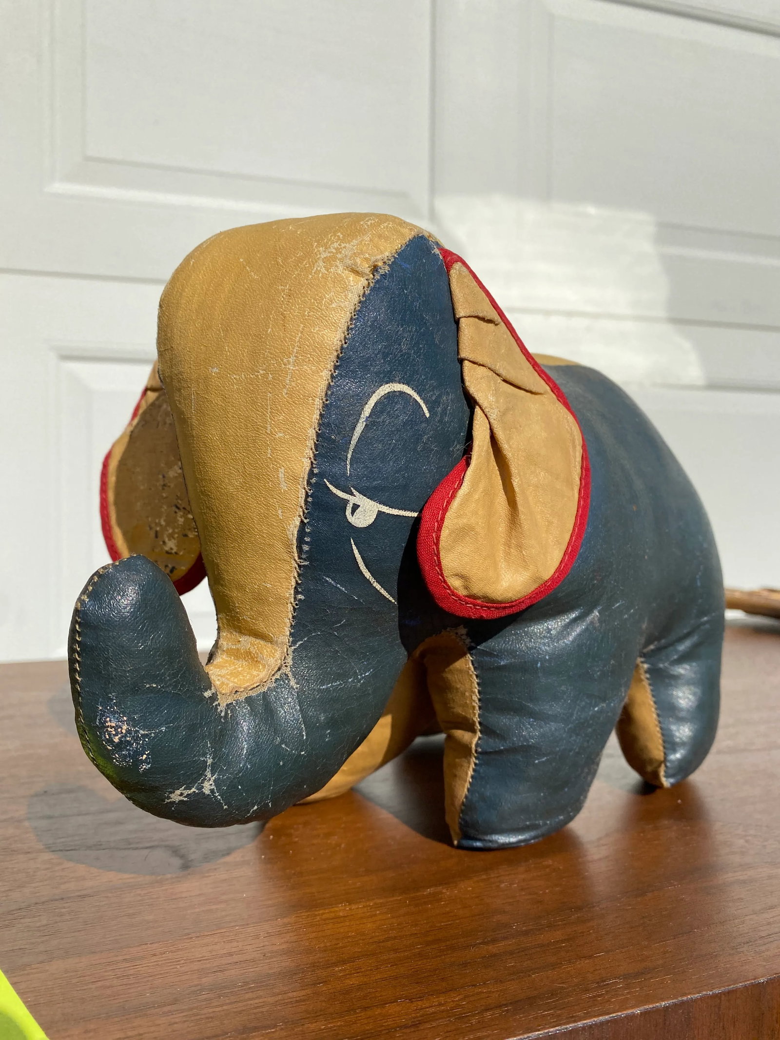 Mid 20th Century Stuffed & Painted Canvas Elephant - 9