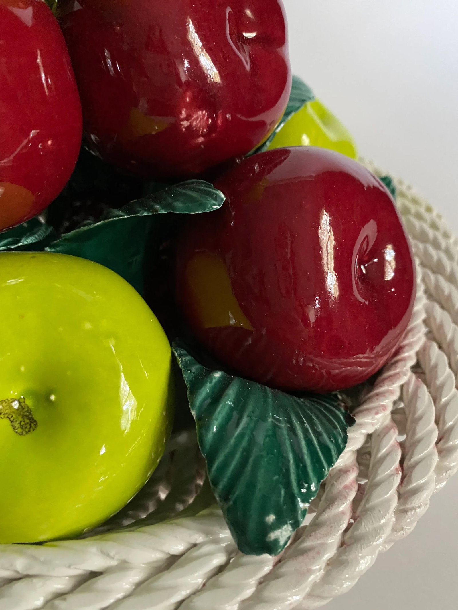 Italian Majolica Apples Compote - 3