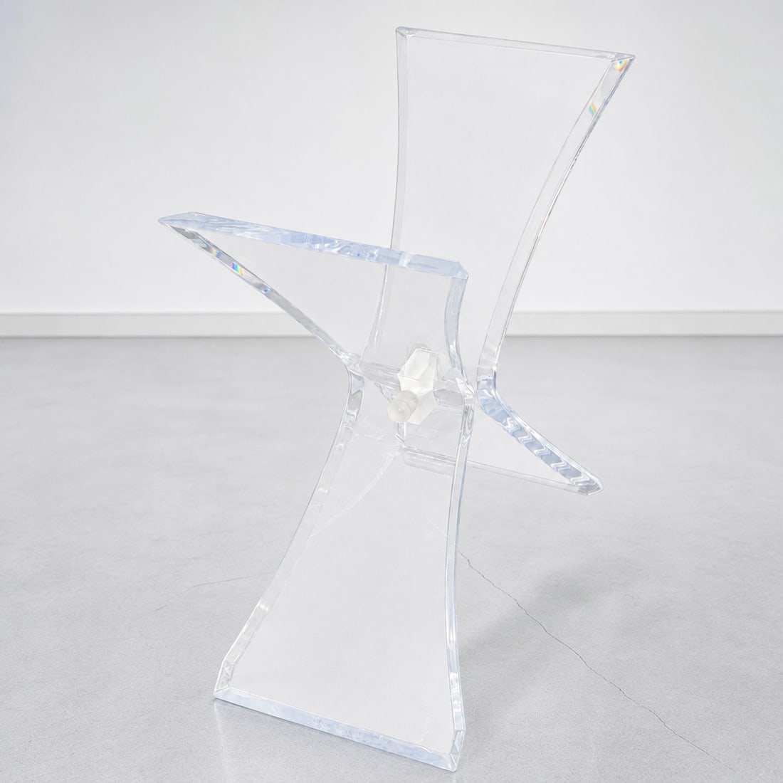 1970s Vintage Lucite Butterfly Console Base - 7
