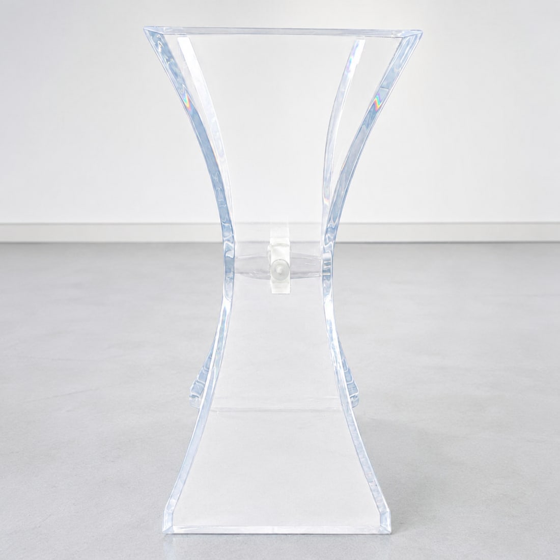 1970s Vintage Lucite Butterfly Console Base - 8