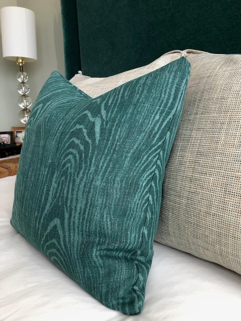 Woodgrain Linen Pillow - 2