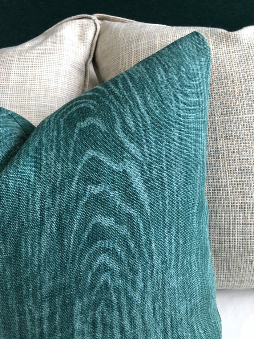 Woodgrain Linen Pillow - 3