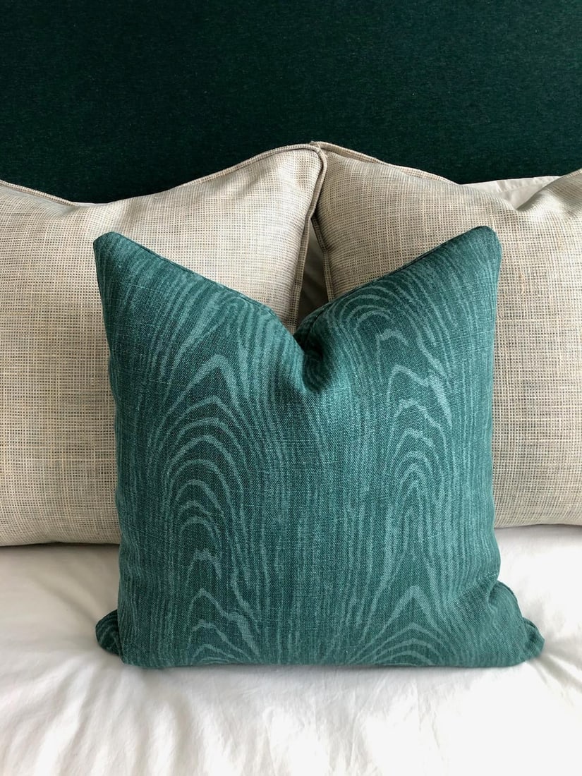 Woodgrain Linen Pillow - 5