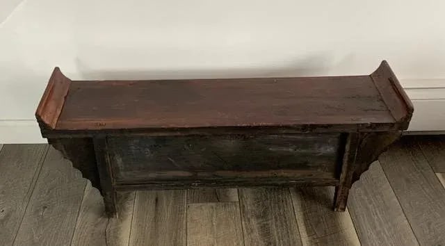 Chinese Long Exotic Hand Carved Wooden Drawers Altar Table - 4