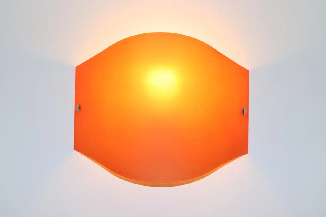1990s Modern A.Toso Murano Glass Wall Lamp - 2
