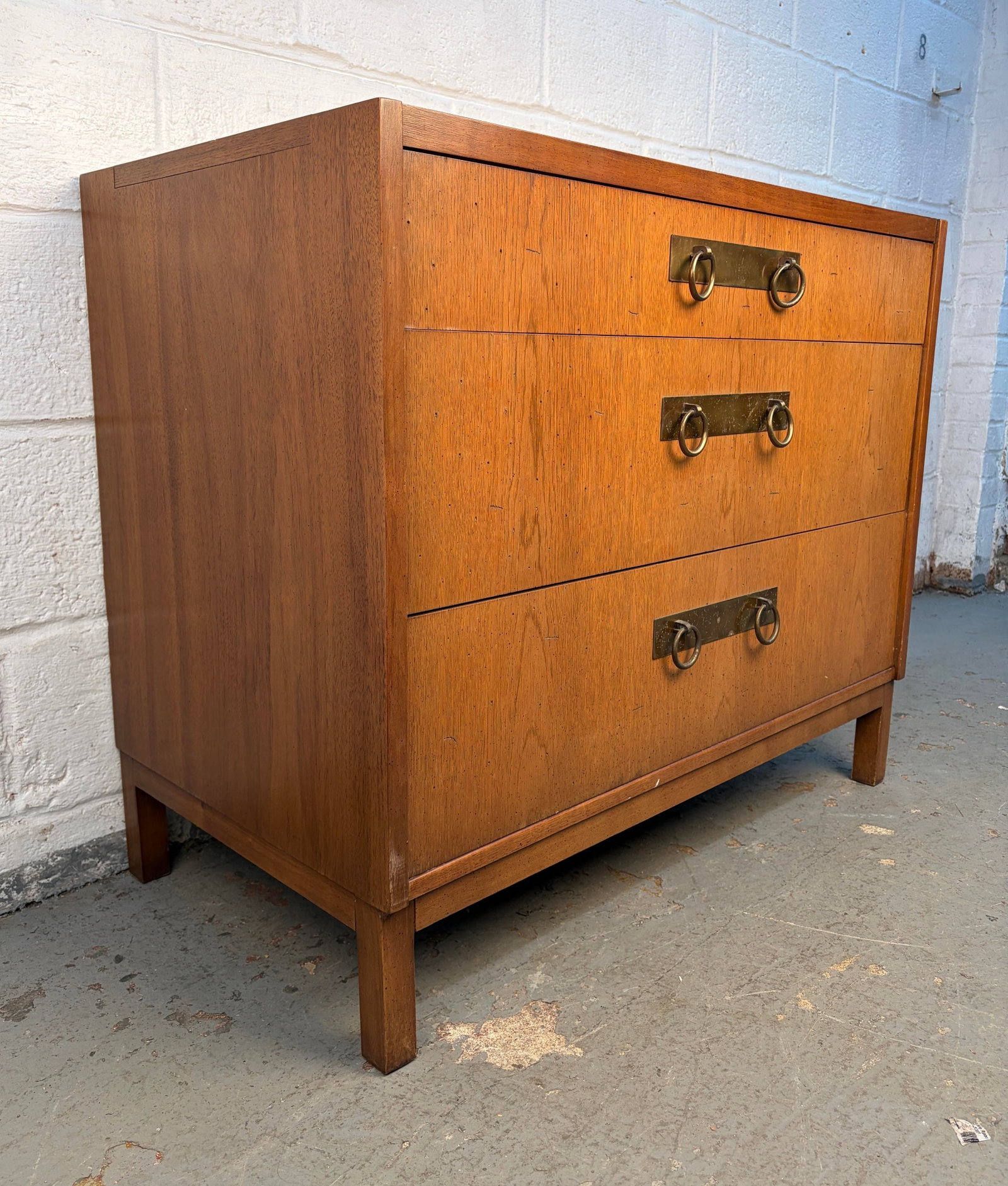 Vintage Three Drawer Dresser by Drexel Furniture - 3