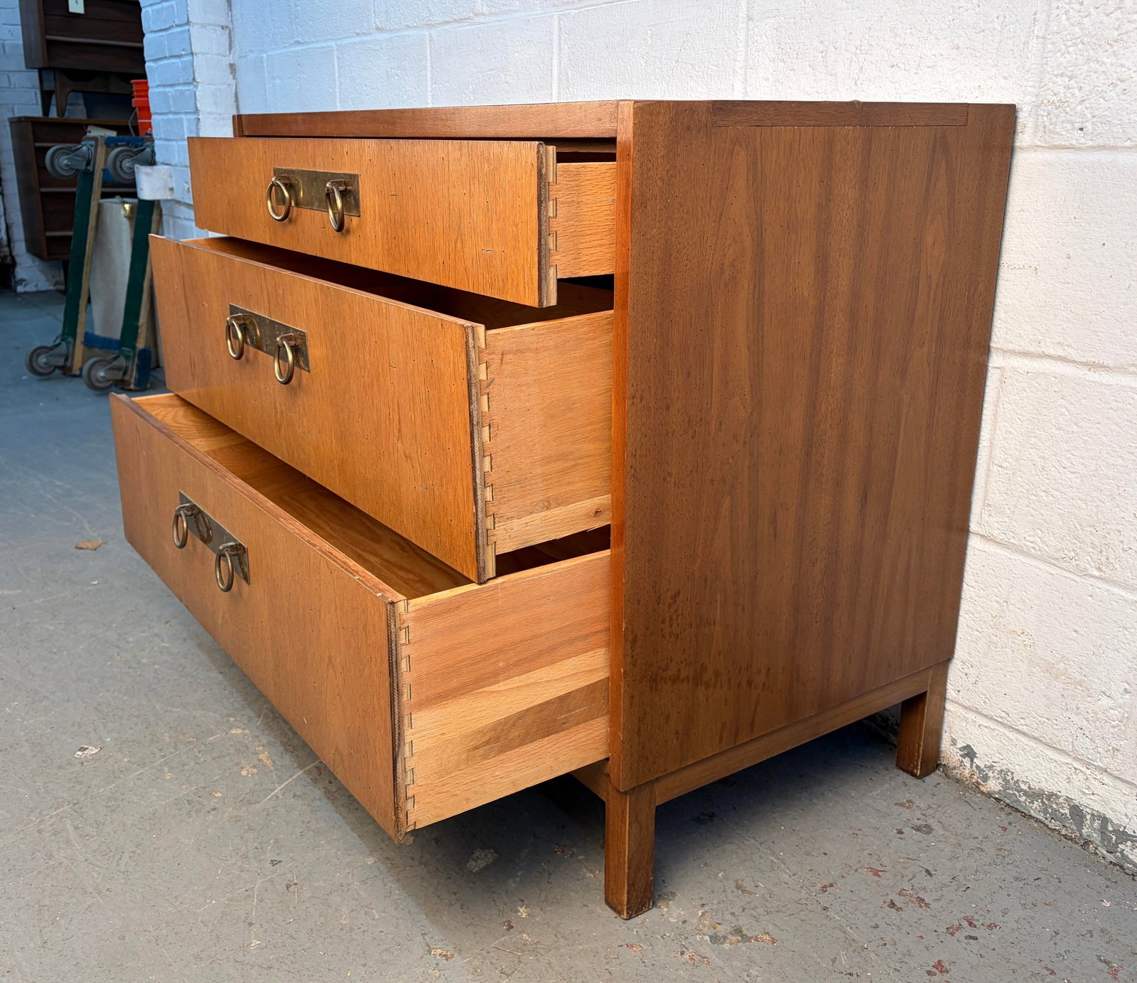 Vintage Three Drawer Dresser by Drexel Furniture - 9