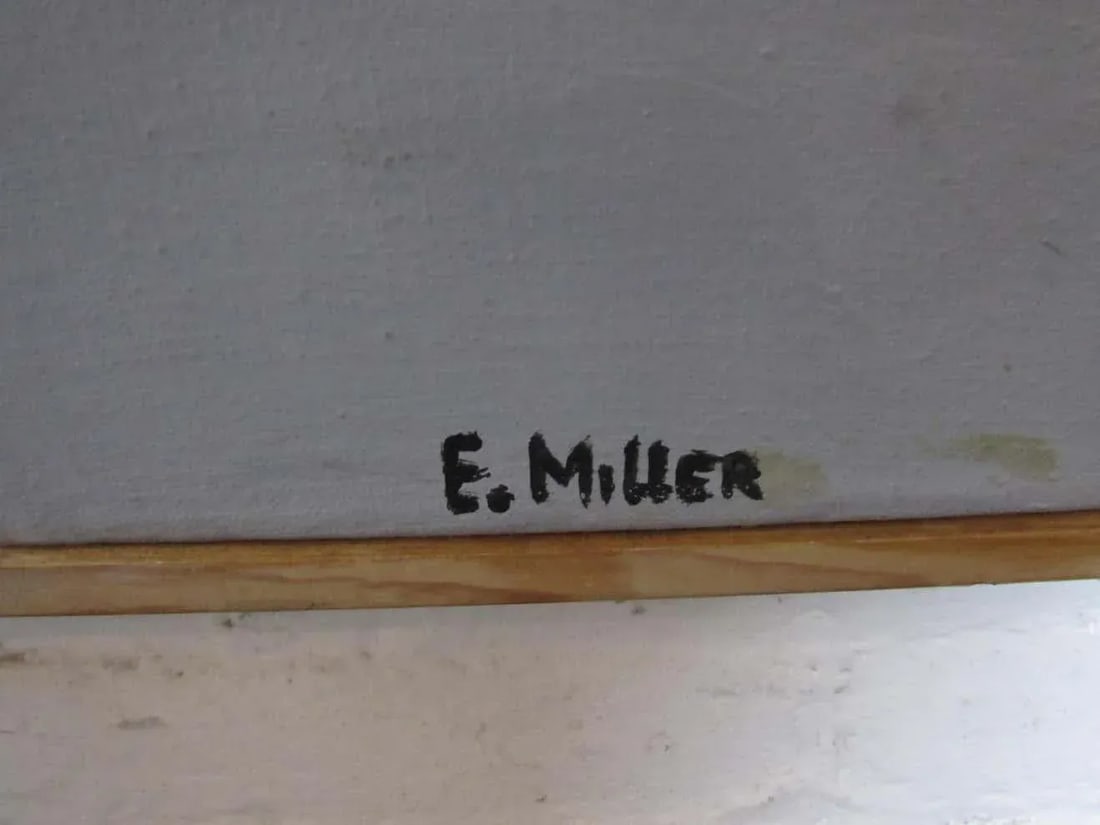 Large Signed Painting by Artist Elaine Miller - 4