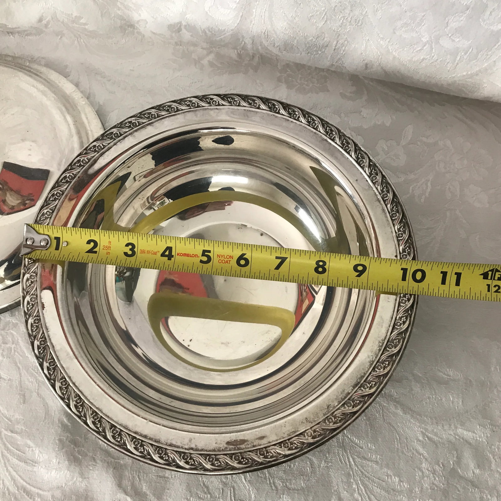 Vintage 1960's International Silver Silverplate Covered Serving Bowl - 6