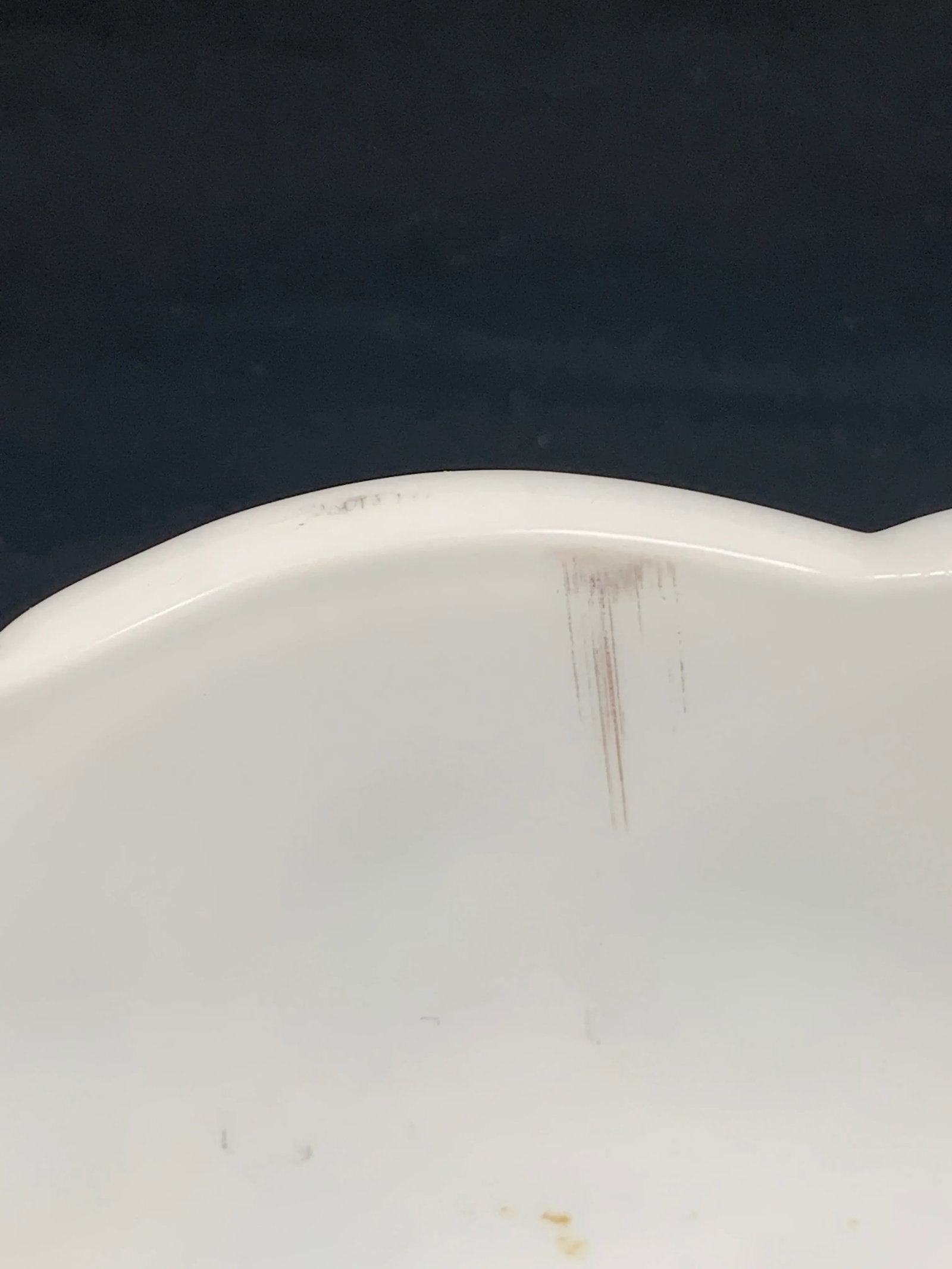 Vintage Milk Glass Leaf Design Bowl - 8