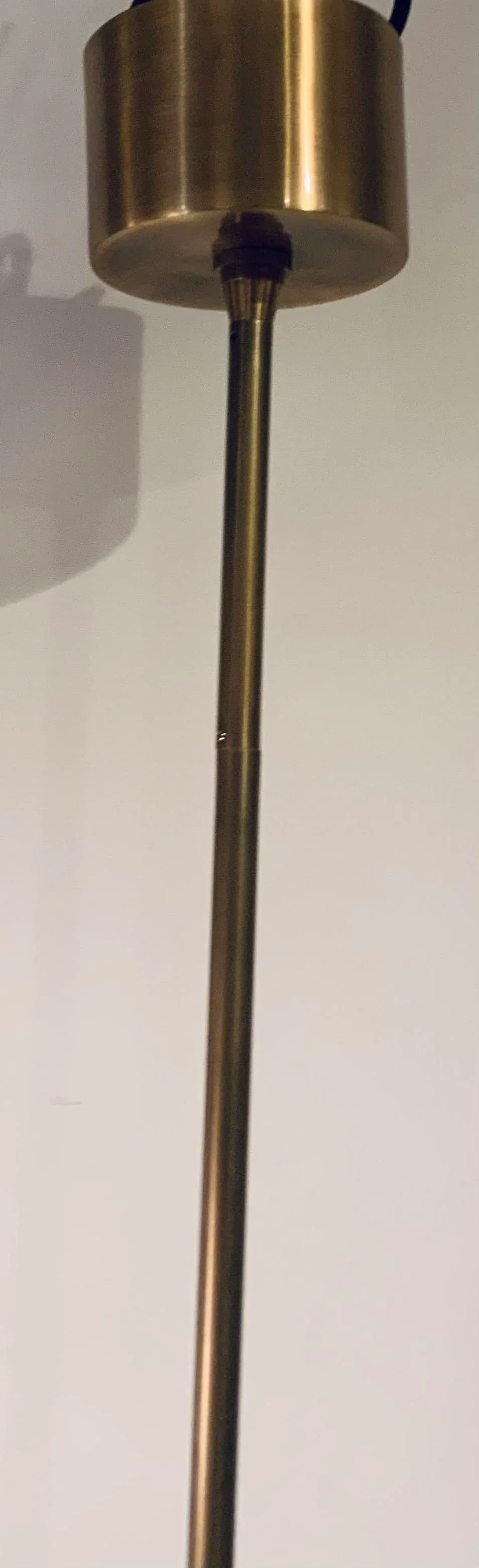 Arteriors Modern Seeded Glass and Antique Brass Finished Ava Pendant Light - 4