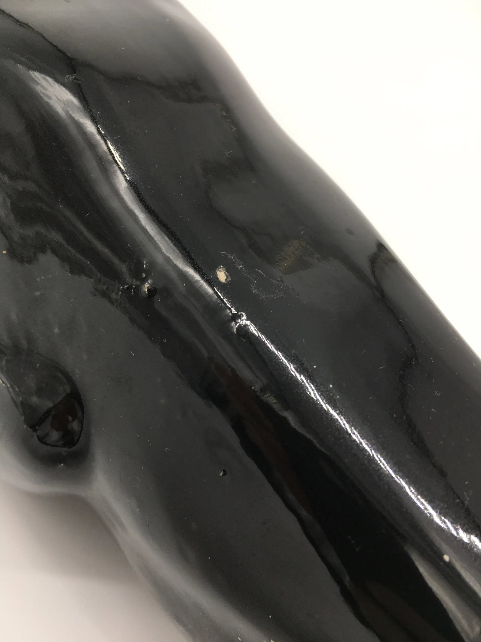 Vintage Ceramic Royal Haeger - Style Black Panther Sculpture - 6