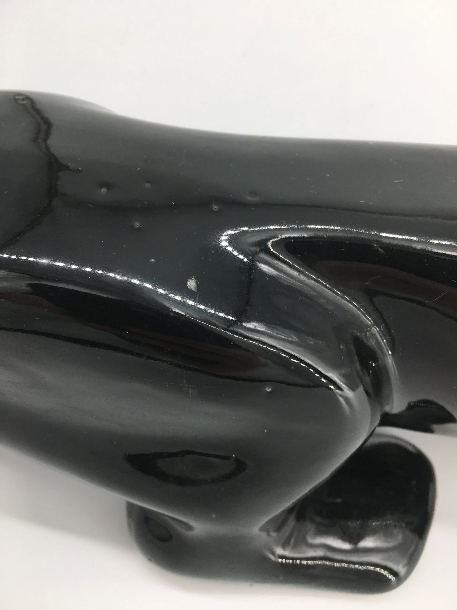 Vintage Ceramic Royal Haeger - Style Black Panther Sculpture - 8