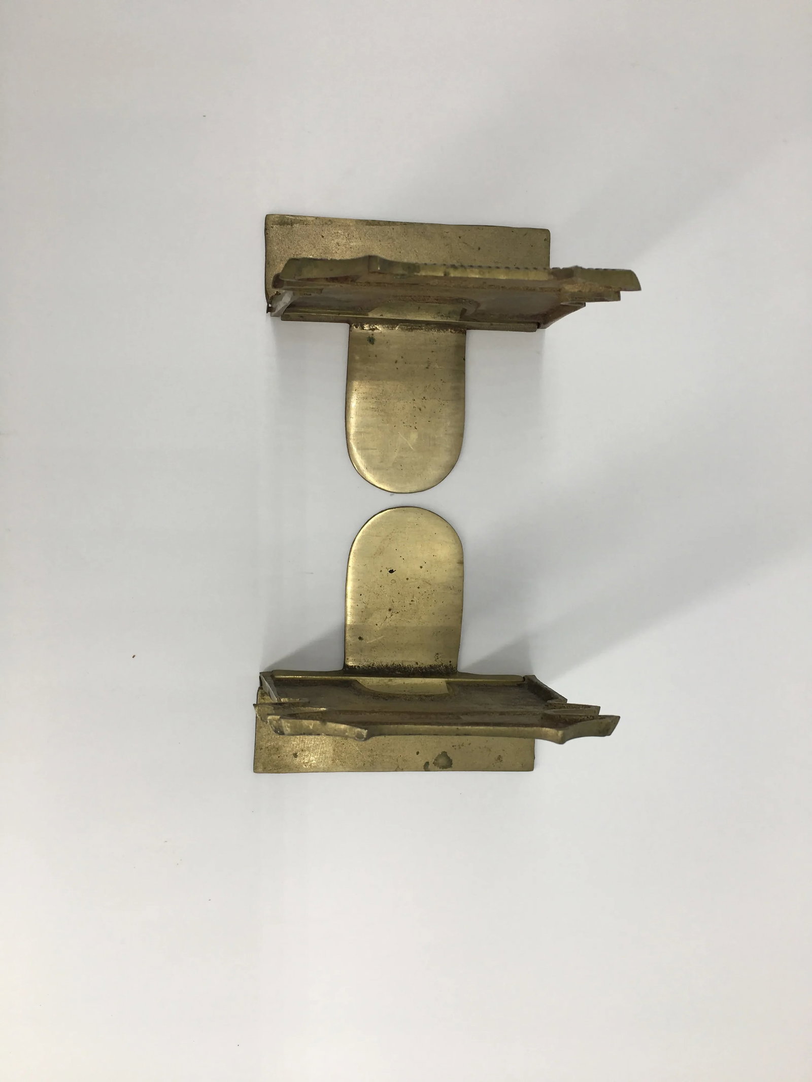 Mid Century Brass Pagoda Bookends - a Pair - 3