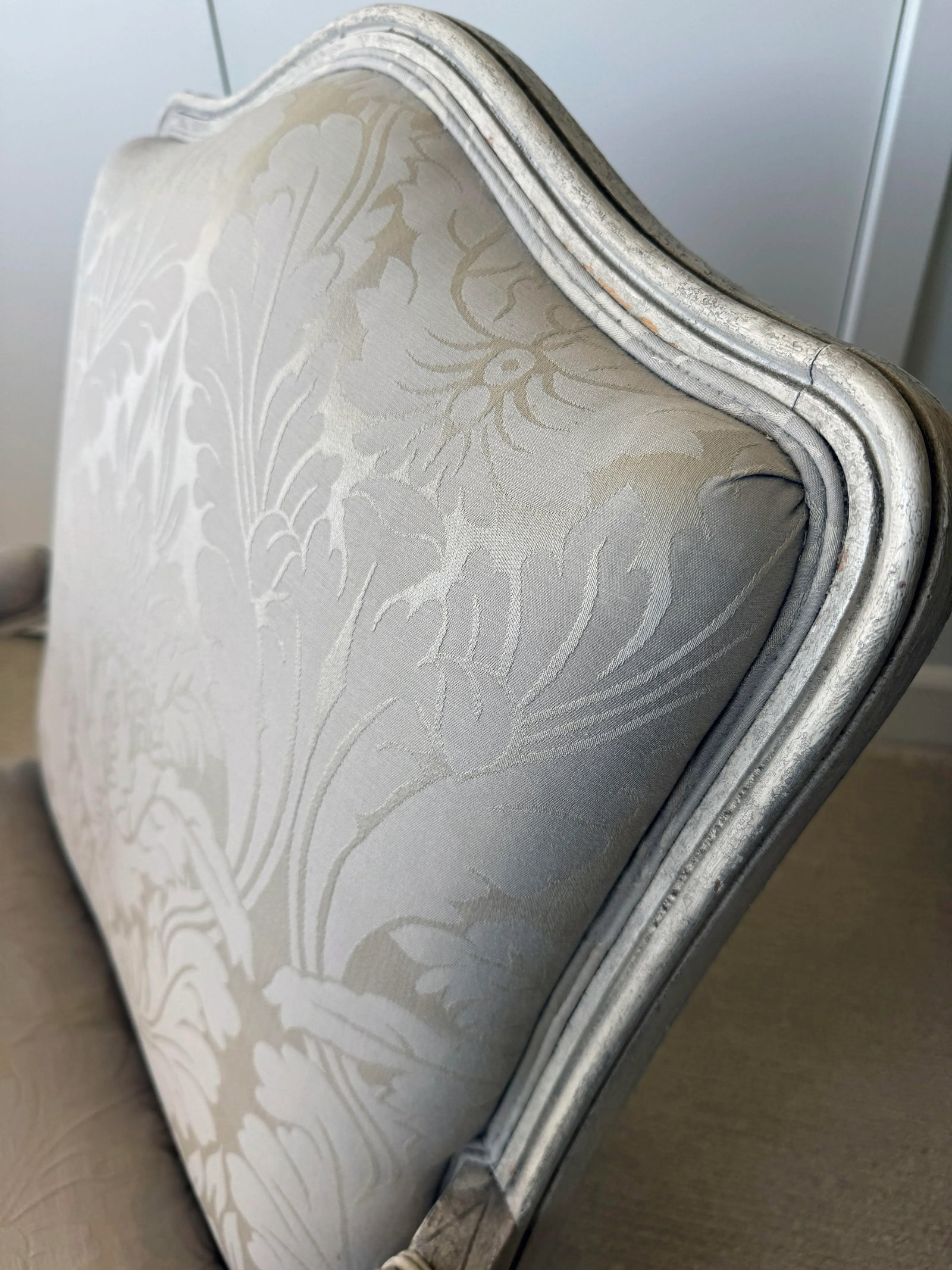 Silver Louis XV Bergere Chair - 7