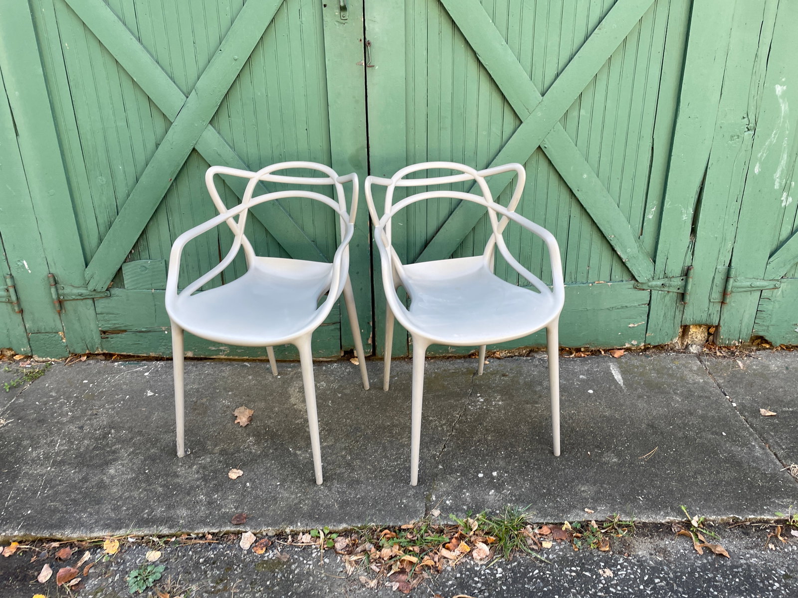 Kartell Philippe Starck With Eugeni Quitllet Masters Chairs - a Pair - 10