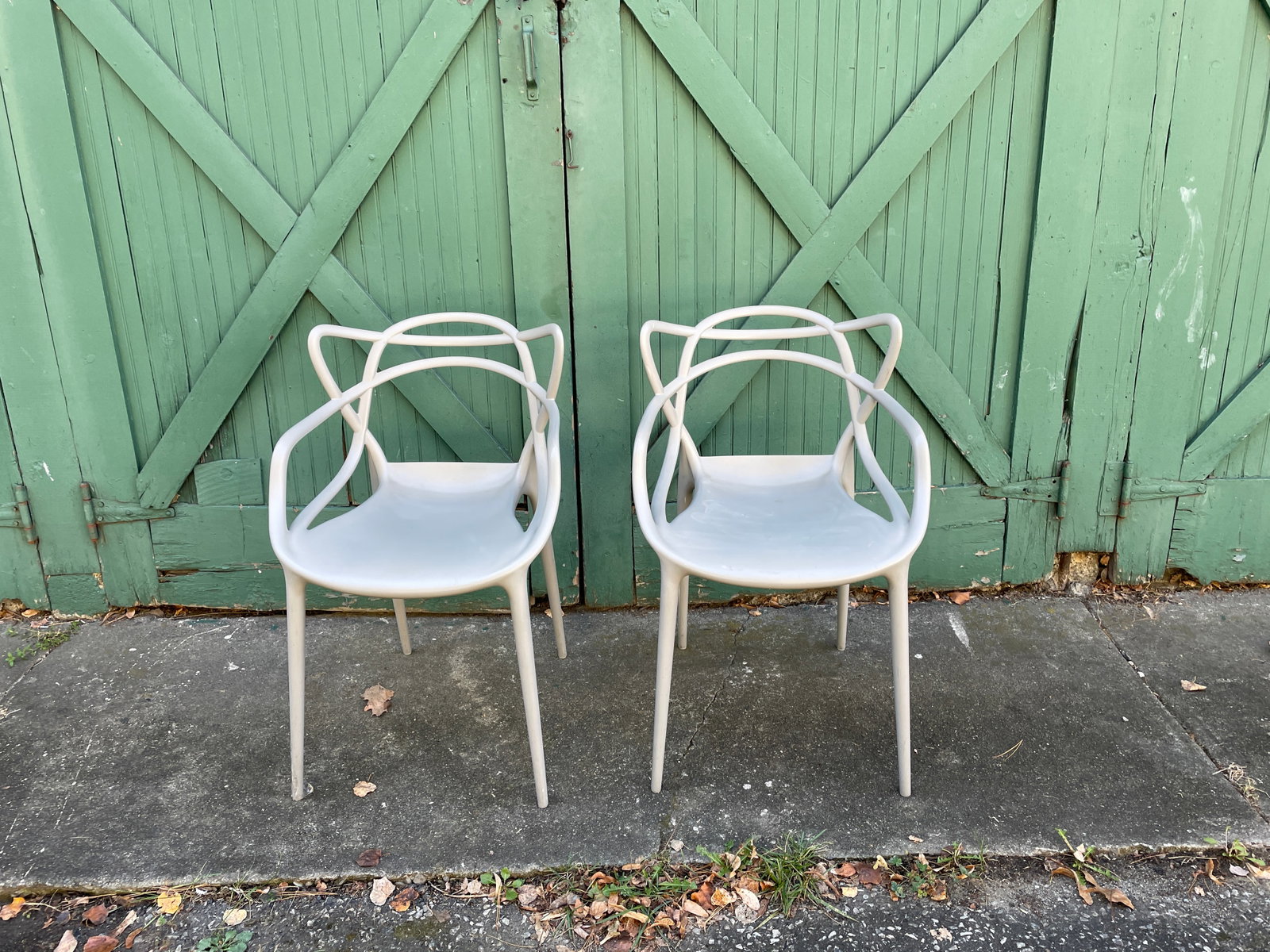 Kartell Philippe Starck With Eugeni Quitllet Masters Chairs - a Pair - 13