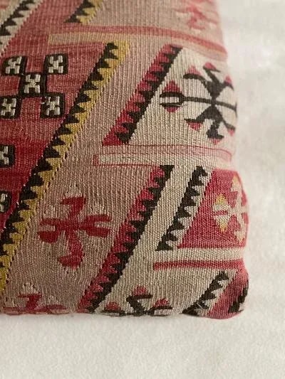 Vintage Anatolian Kilim Pillow - 2