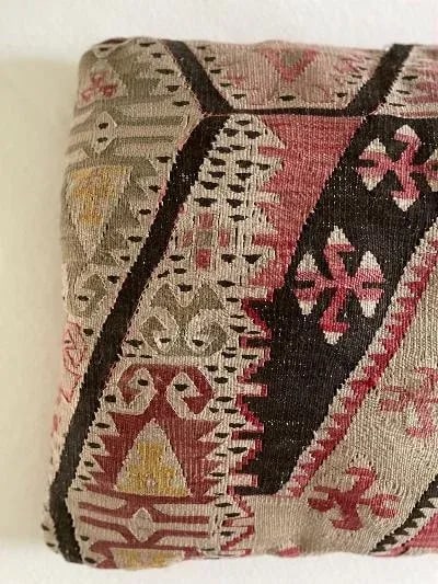 Vintage Anatolian Kilim Pillow - 3