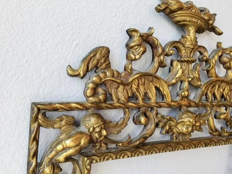 19th Century Spanish Gilt Bronze Picture Frame - 4
