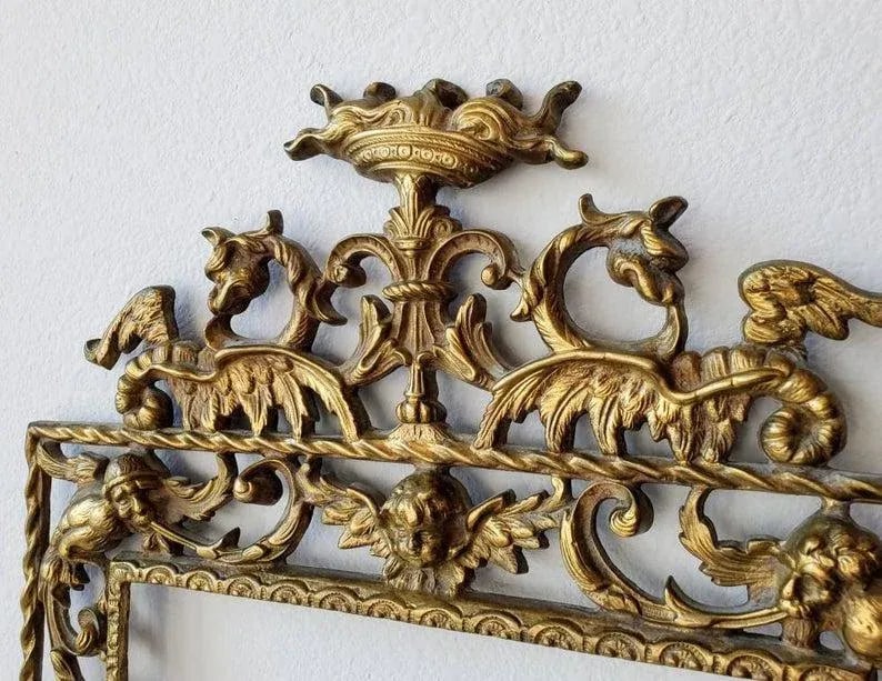 19th Century Spanish Gilt Bronze Picture Frame - 5