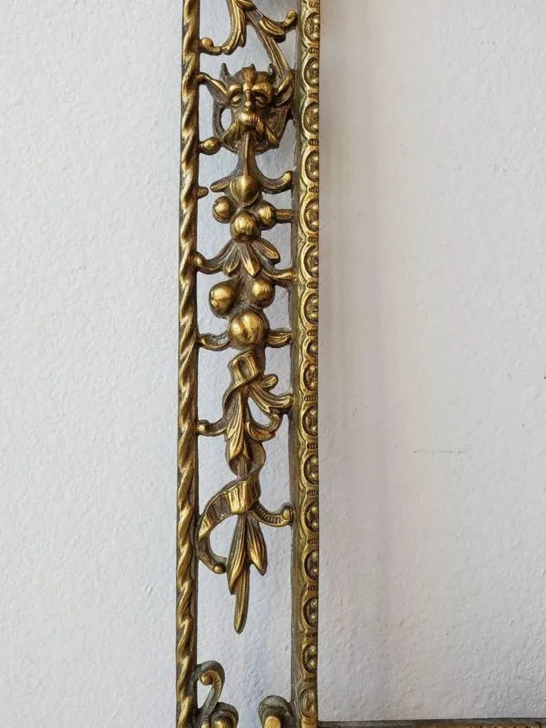 19th Century Spanish Gilt Bronze Picture Frame - 7