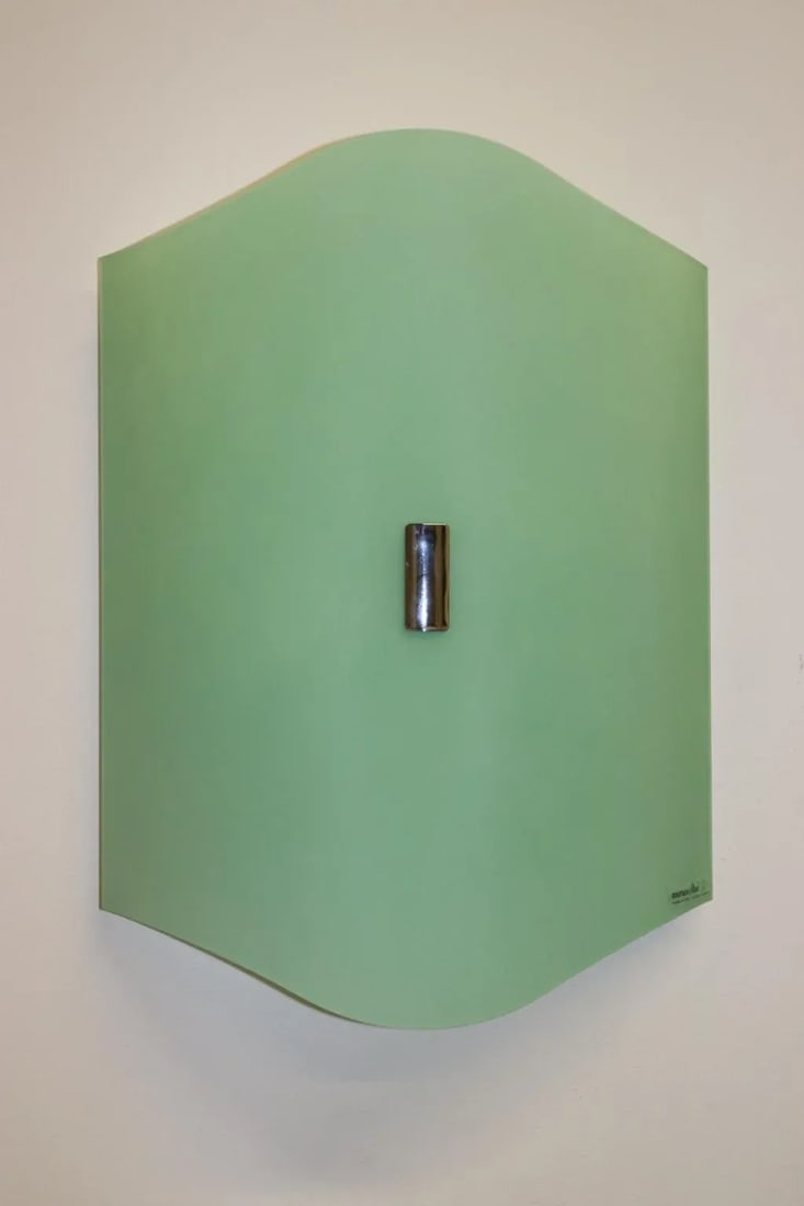 Guido Rosati Modern Wall Ceiling Lamp Murano Green Glass - 10
