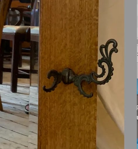 Antique Victorian Oak Coat Rack - 4