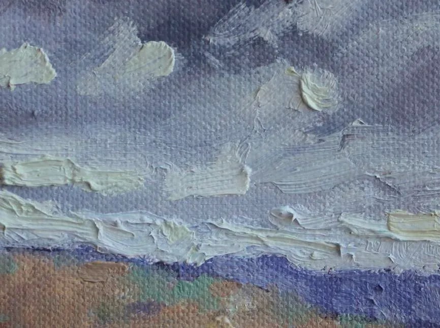 American Southwest Desert Landscape - Oil Painting (Gallery Wrapped Canvas) - 2