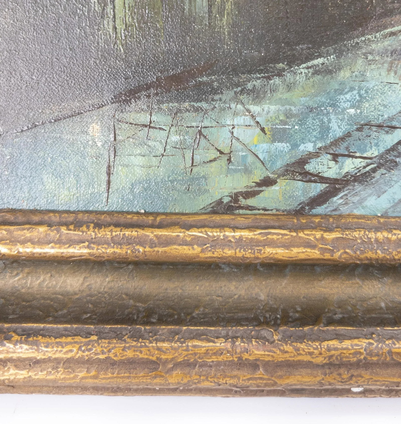 Mid-Century Oil Painting of a Parisian Street Scene - 6