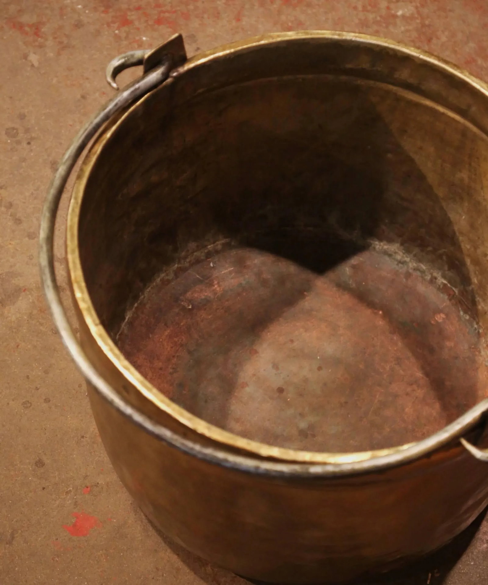 Mid-19th Century French Brass and Wrought Iron Kindling Cache Pot Planter - 7