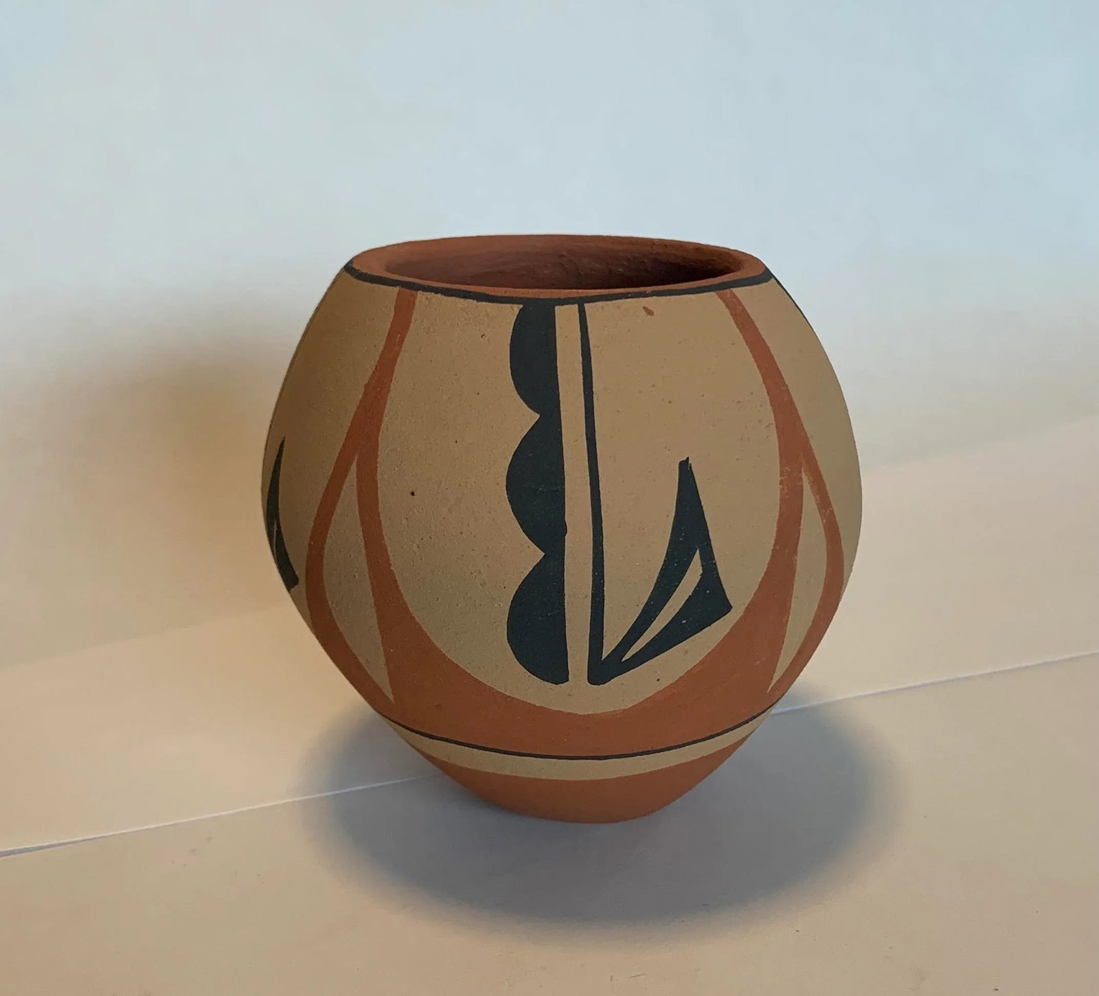 1980s Signed Southwest Pottery Vase - 4