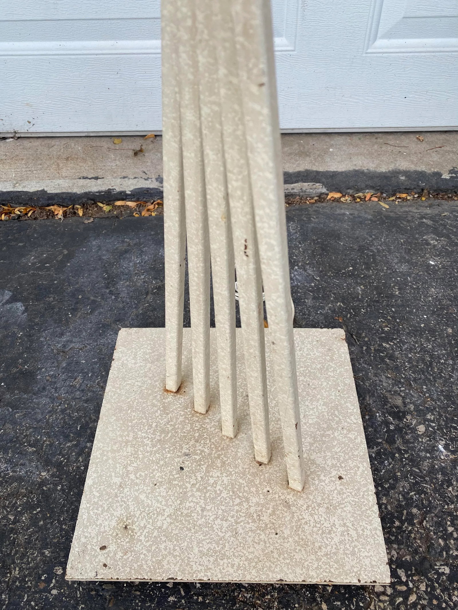 1980's Postmodern Minimalist Steel Floor Lamp - 7