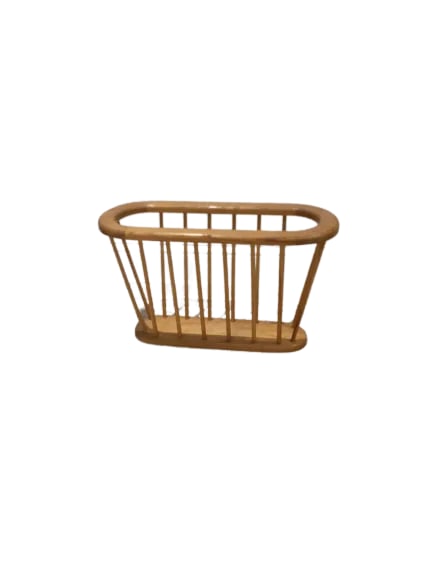 Mid Century Modern Spindled Magazine Rack in the Style of Arthur Umanoff - 2
