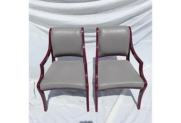 Century Hickory Armchairs - Pair - 3