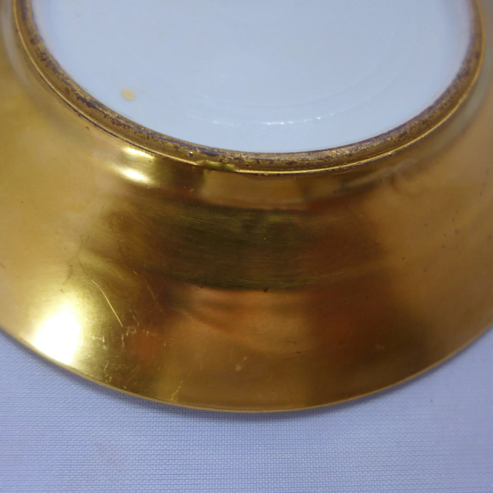 Vintage Pickard Etched China Gold Dish - 5