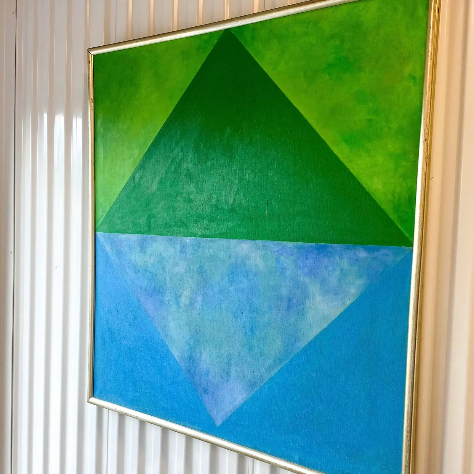 1967 Original Hard Edge Painting by Deborah Zurit - 11