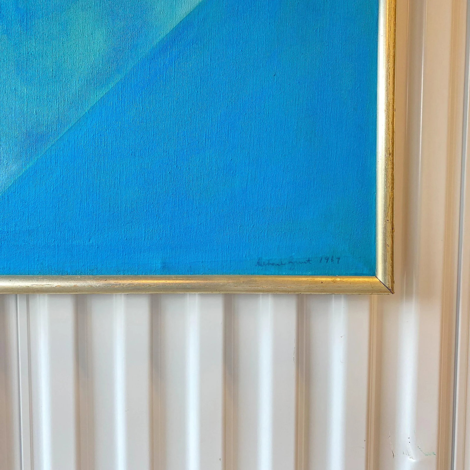 1967 Original Hard Edge Painting by Deborah Zurit - 8