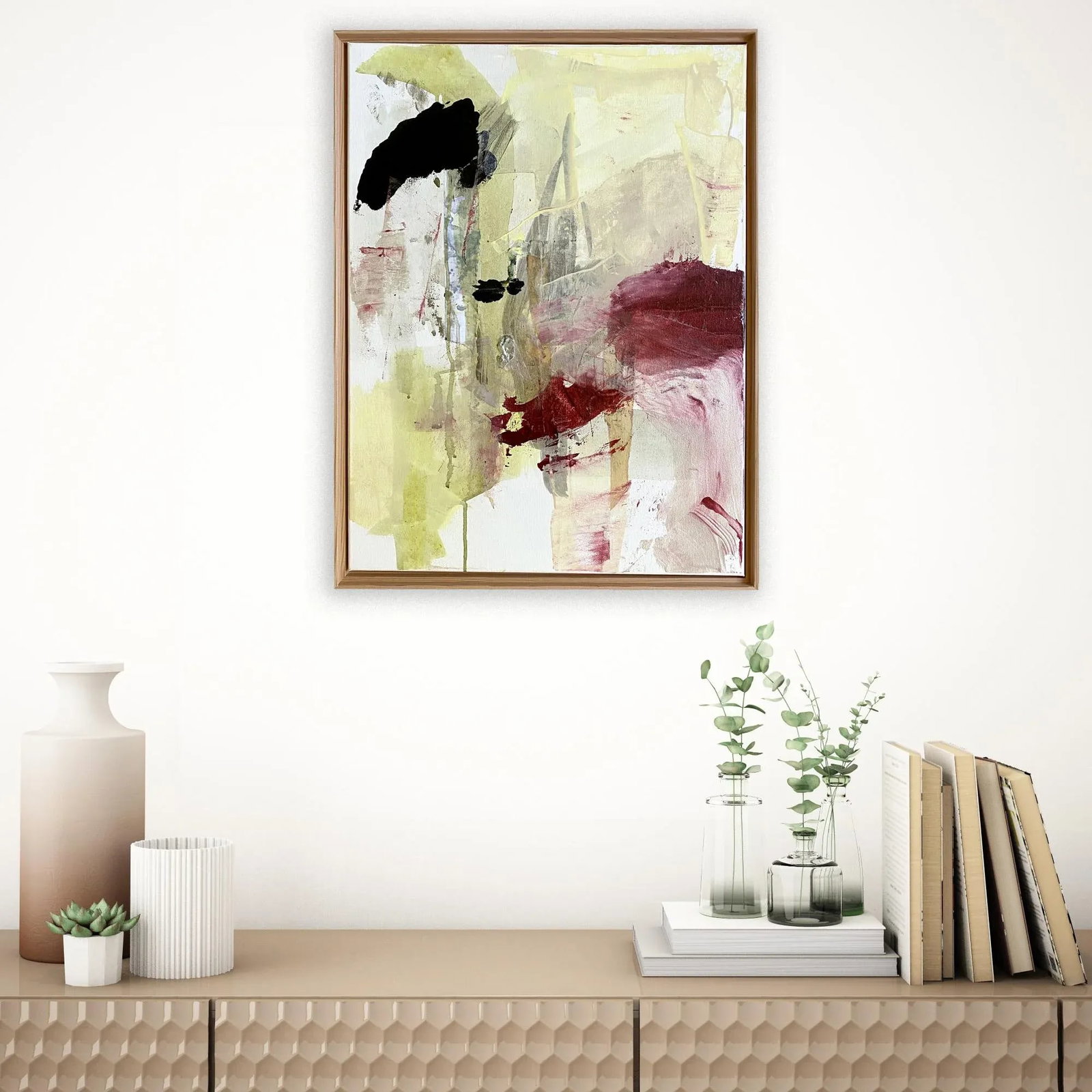 "Romance Novel" 2022 Framed Painting by Jessalin Beutler - 2