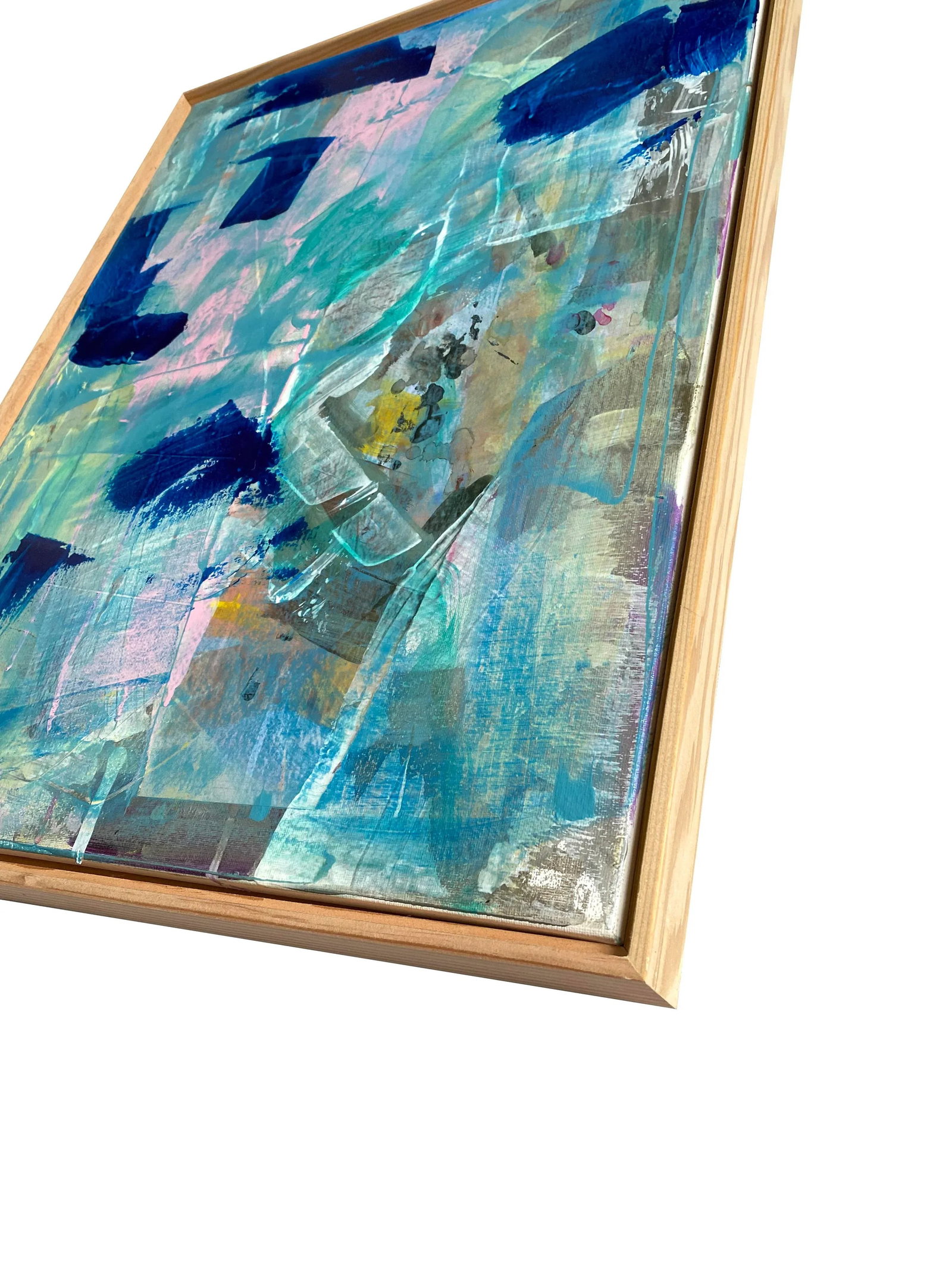 2022 Framed Painting by Jessalin Beutler "Wind on the Water" - 2